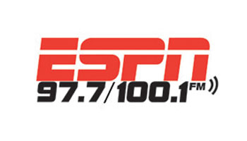 ESPN 97.7/100.1 FM logo